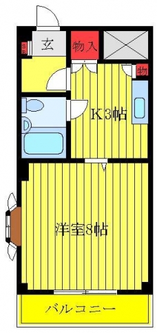 レジデンス加藤の間取り図
