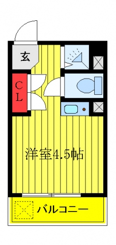 グリーンピア氷川の間取り図