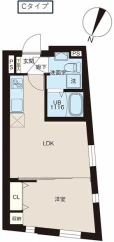 レピュア北池袋駅前レジデンスの間取り図