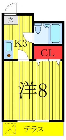 ルナテラスの間取り図
