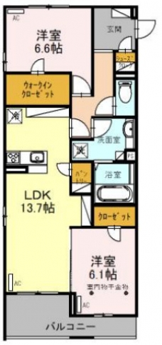 CAMELOT Ⅱの間取り図