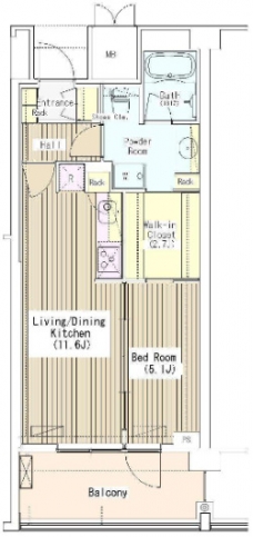 マチュリティ小石川の間取り図