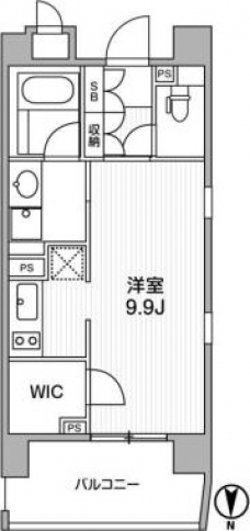 クリオ西池袋の間取り図