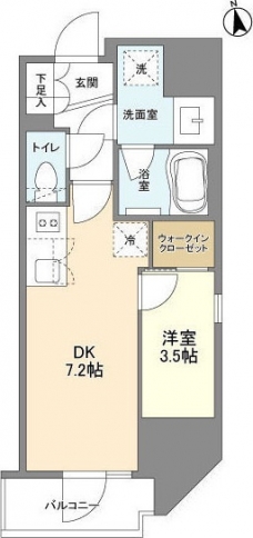 リビオメゾン上野松が谷の間取り図
