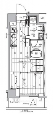 PREMIUM CUBE 王子神谷の間取り図