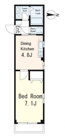 スカイコートの間取り図