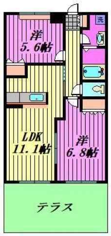 サン・キャッスルの間取り図