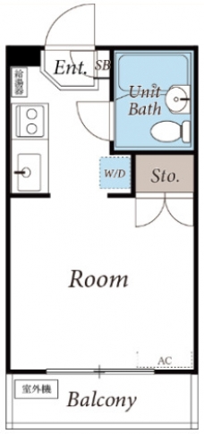 パレ・クレール白山の間取り図