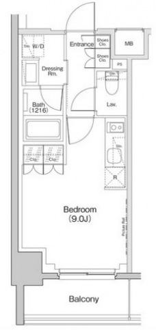 ザ・パークハビオ東長崎の間取り図