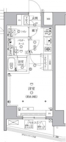 クオリタス綾瀬の間取り図