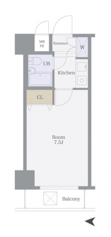 ライオンズマンション大山第6の間取り図