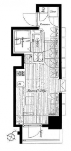 ビバリーホームズ池袋の間取り図