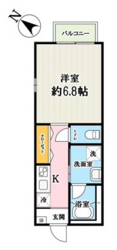 イースターリリー川口の間取り図