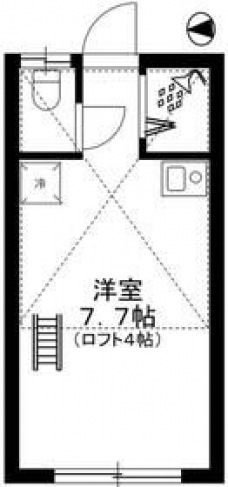 クレセール田端の間取り図