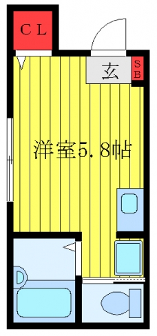 CASA COLINEの間取り図