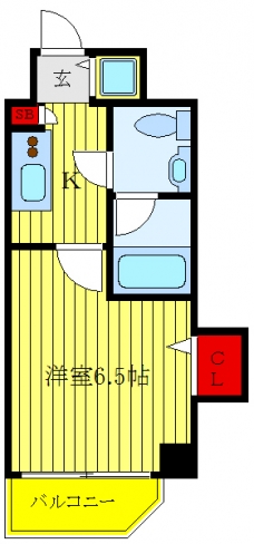 アーバンヴィスタ王子の間取り図