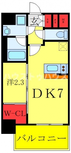 SYFORME　KOMAGOMEの間取り図