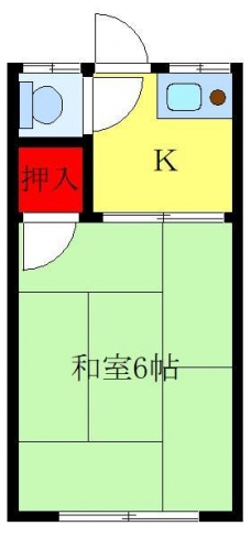 秩父荘の間取り図