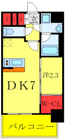 SYFORME　KOMAGOMEの間取り図