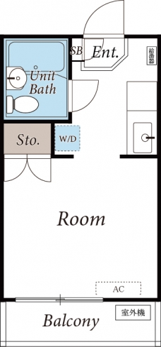 パレ・クレール白山の間取り図