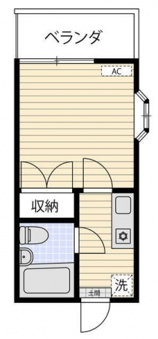 ベルーフ鈴谷の間取り図
