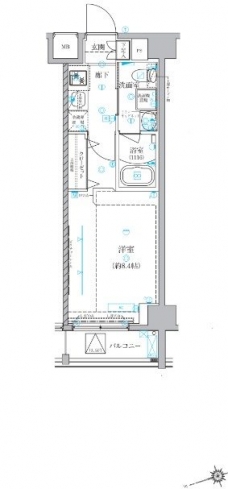 ベルシード氷川台の間取り図