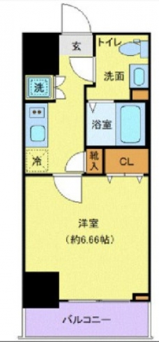 ハウスセゾン新板橋の間取り図