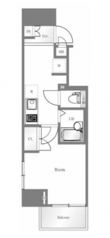 メインステージ神田岩本町Ⅱの間取り図