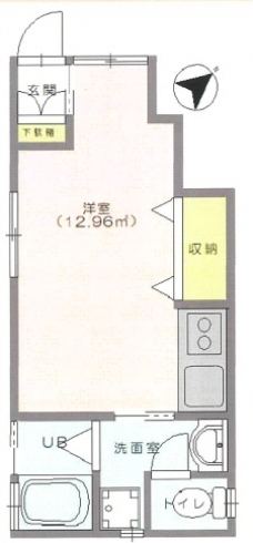 ハイムAOKIの間取り図