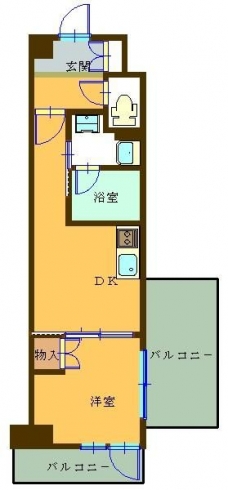 ハーモニーレジデンス六義園の間取り図