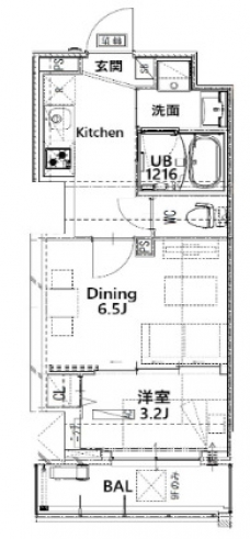 N-flats板橋の間取り図