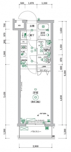 RELUXIA板橋三園の間取り図