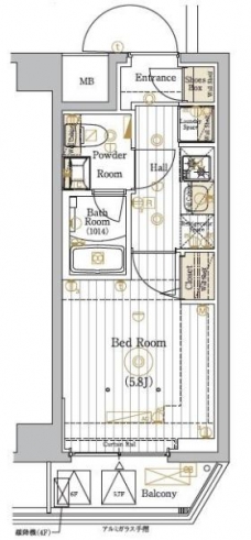 MAXIV川口青木の間取り図