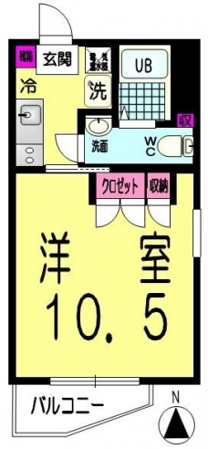 フレイス要町の間取り図