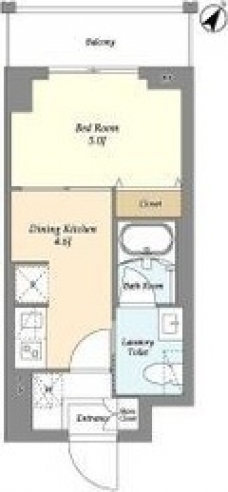 リテラス三ノ輪ウエストの間取り図