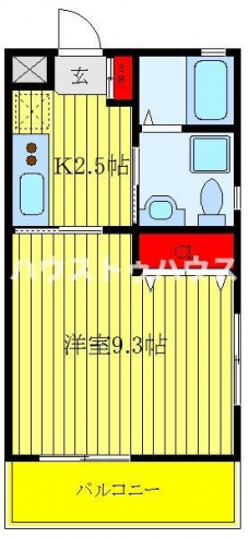 ORION　EAST　中十条の間取り図