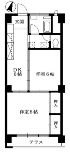 ステラ　コート　大山の間取り図