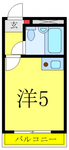 コートハウス双葉台の間取り図