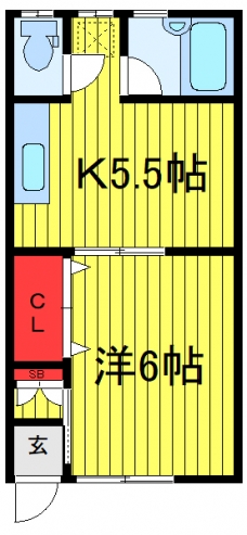 メゾンMIKIの間取り図