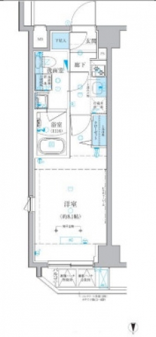 ベルシード池袋本町の間取り図