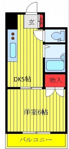 カーサ栄の間取り図
