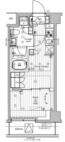 PREMIUM CUBE 王子神谷の間取り図