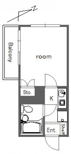 ブルーハイツTの間取り図