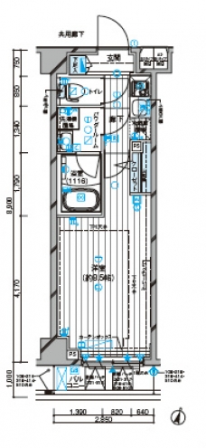 メインステージ板橋志村Ⅱの間取り図