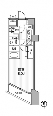 ルネサンスコート田端の間取り図