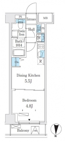 クラリティア板橋本町の間取り図