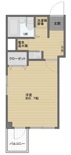 中村ハイツの間取り図
