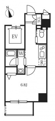 ハーモニーレジデンス池袋ウエストゲートの間取り図