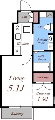 My Style vintage赤羽西の間取り図