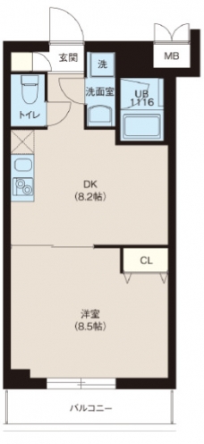 レオーネ志村坂上の間取り図